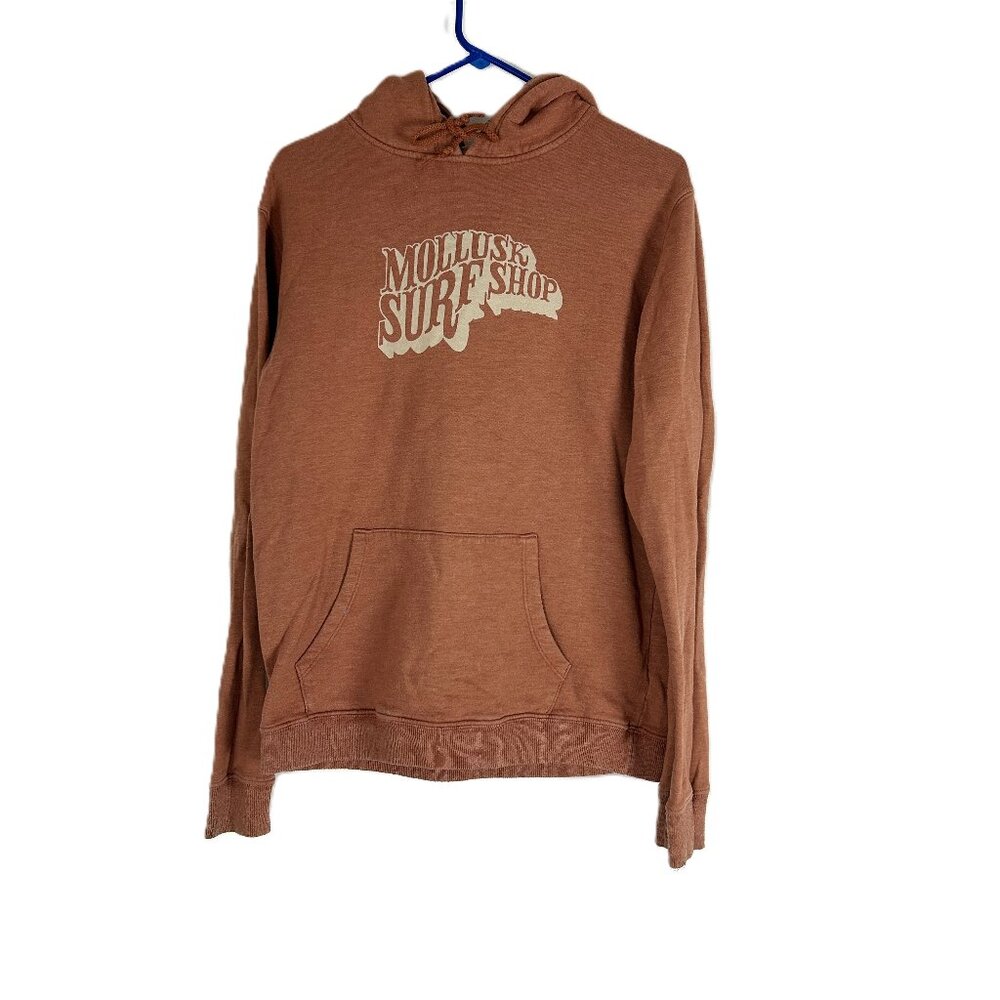 Mollusk Surf Shop Graphic Hoodie S Rust